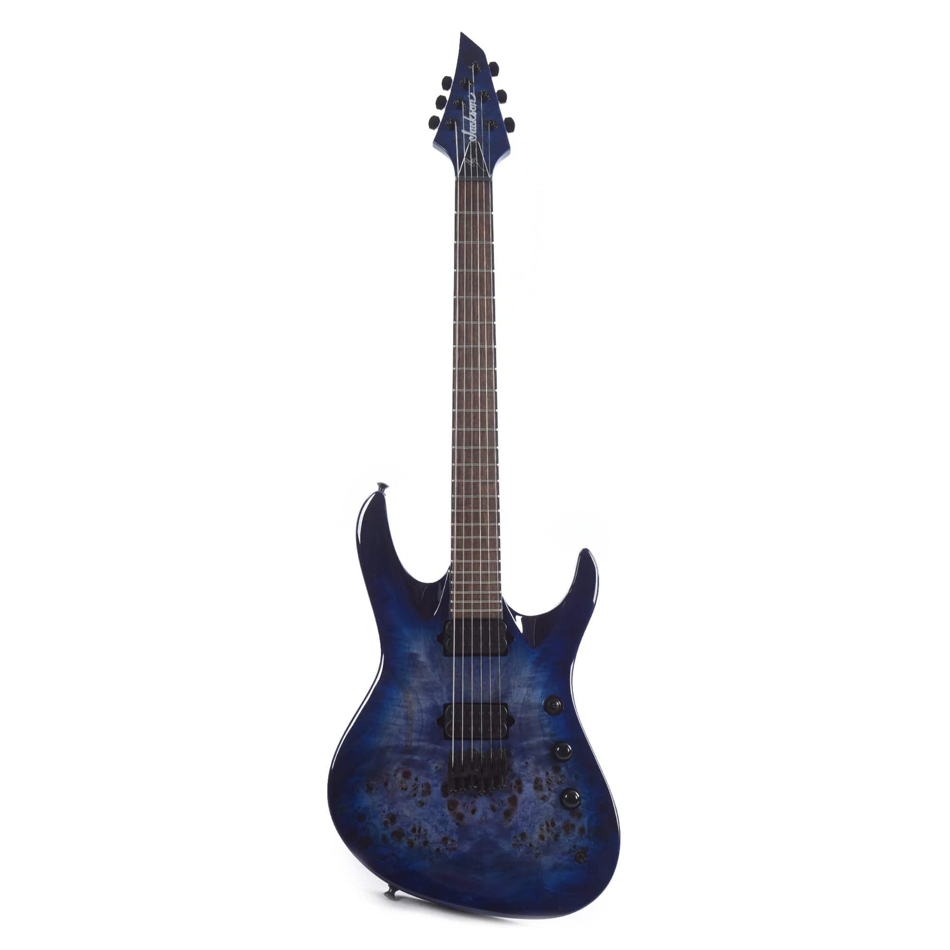 Jackson Pro Series Signature Chris Broderick Soloist HT6P Transparent Blue Electric Guitars / Solid Body