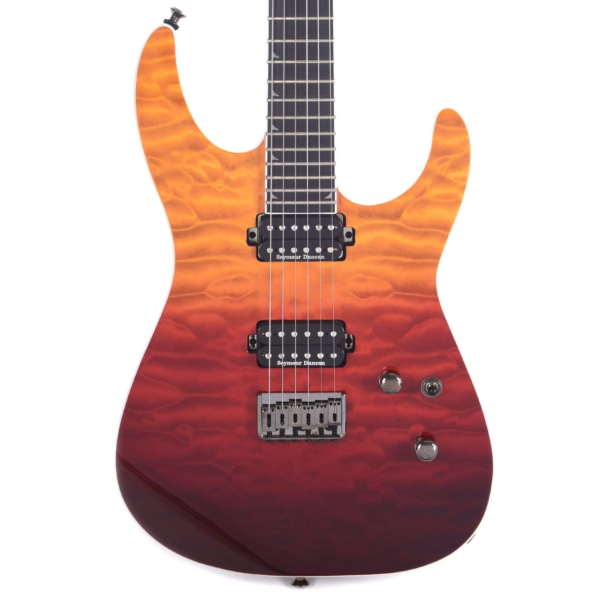 Jackson Pro Series Soloist SL2Q HT Mahogany Desert Sunset Sky Electric Guitars / Solid Body
