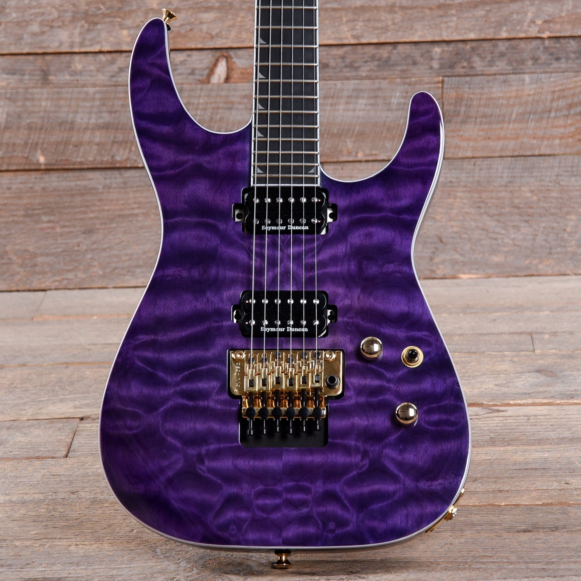 Jackson Pro Series Soloist SL2Q MAH Transparent Purple Electric Guitars / Solid Body