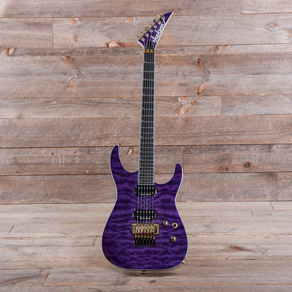 Jackson Pro Series Soloist SL2Q MAH Transparent Purple Electric Guitars / Solid Body