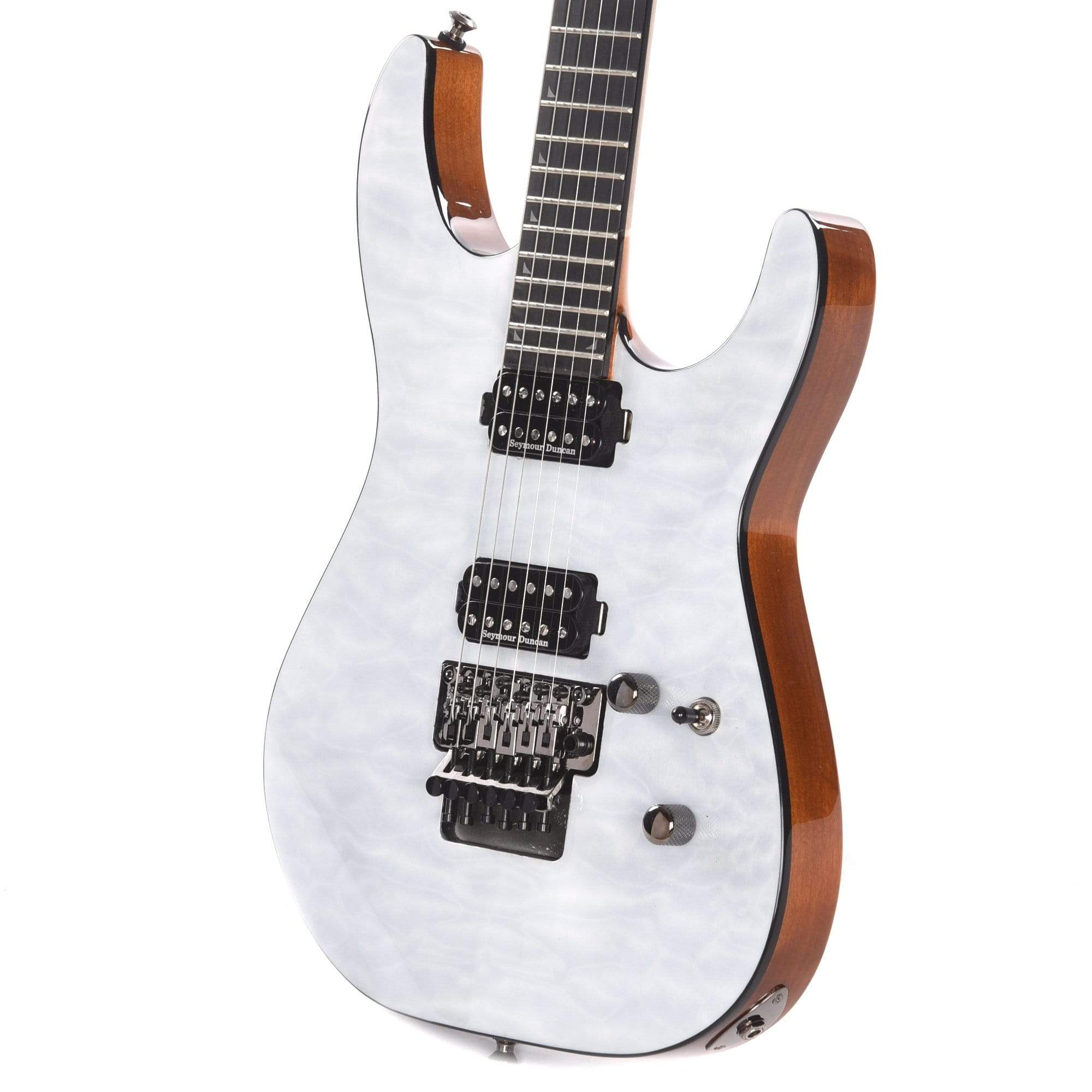 Jackson Pro Series Soloist SL2Q Mahogany Quilted MapleTop Winterstorm Electric Guitars / Solid Body