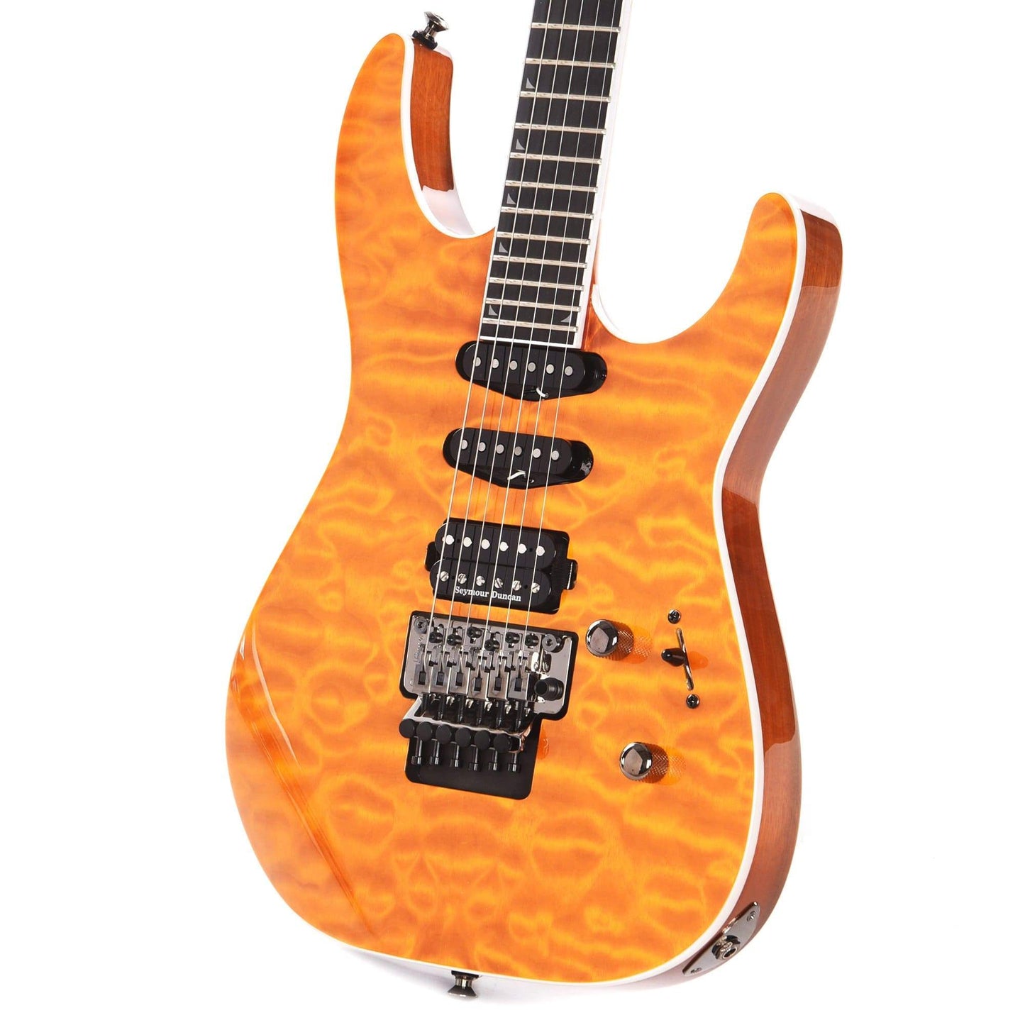 Jackson Pro Series Soloist SL3Q Standard Dark Amber Electric Guitars / Solid Body