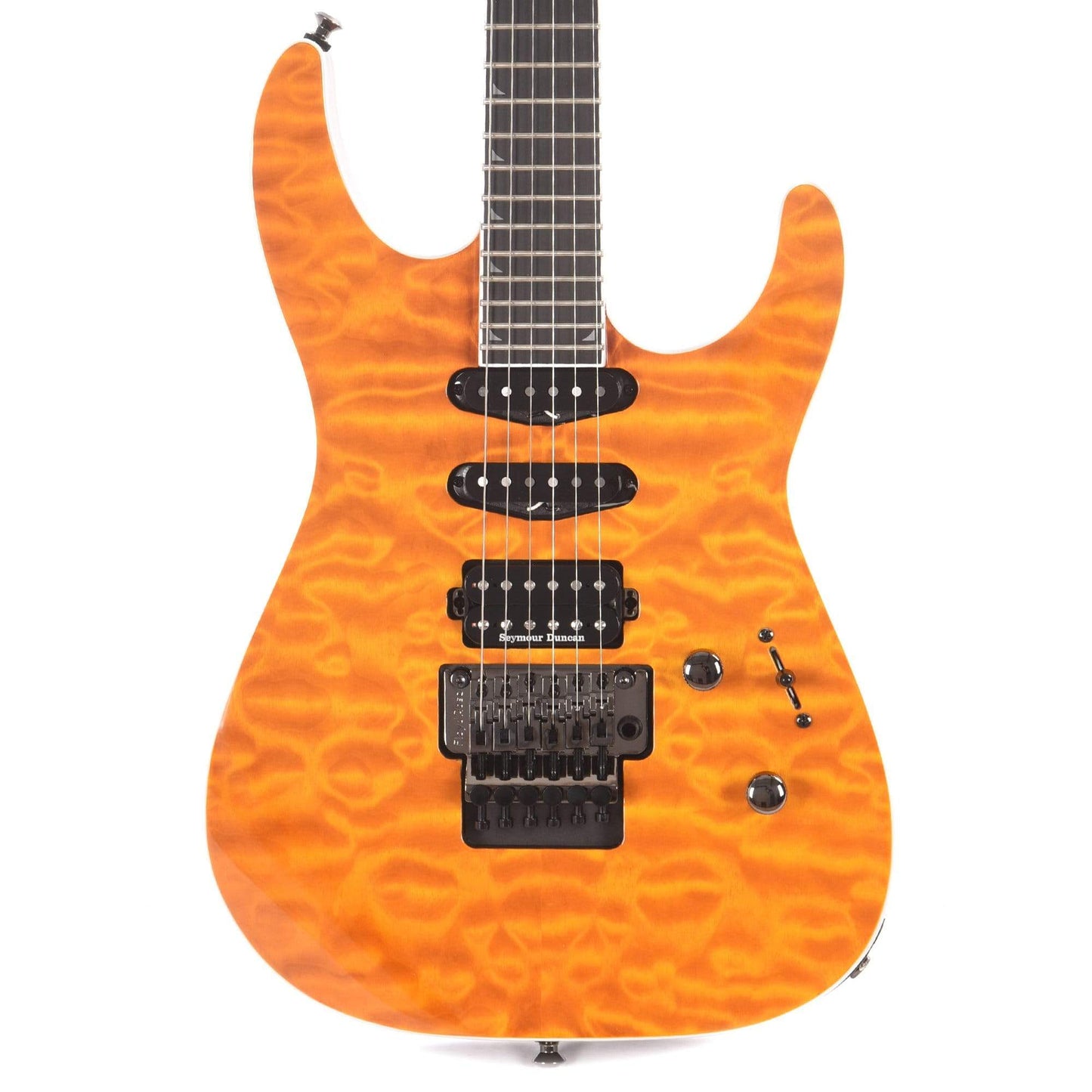 Jackson Pro Series Soloist SL3Q Standard Dark Amber Electric Guitars / Solid Body