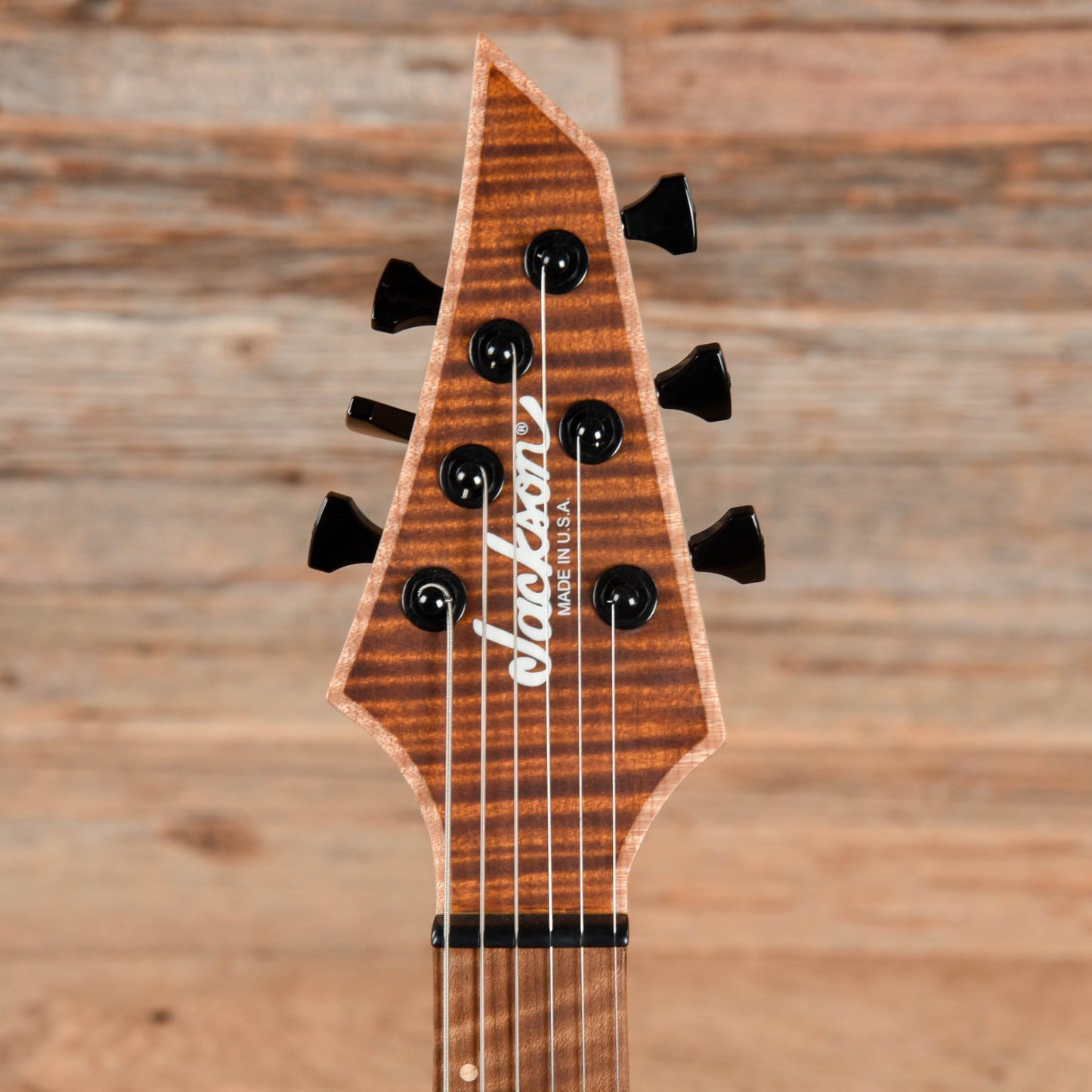 Jackson USA Series Misha Mansoor Signature Juggernaut HT6FM Satin Amber Tiger Eye 2019 Electric Guitars / Solid Body