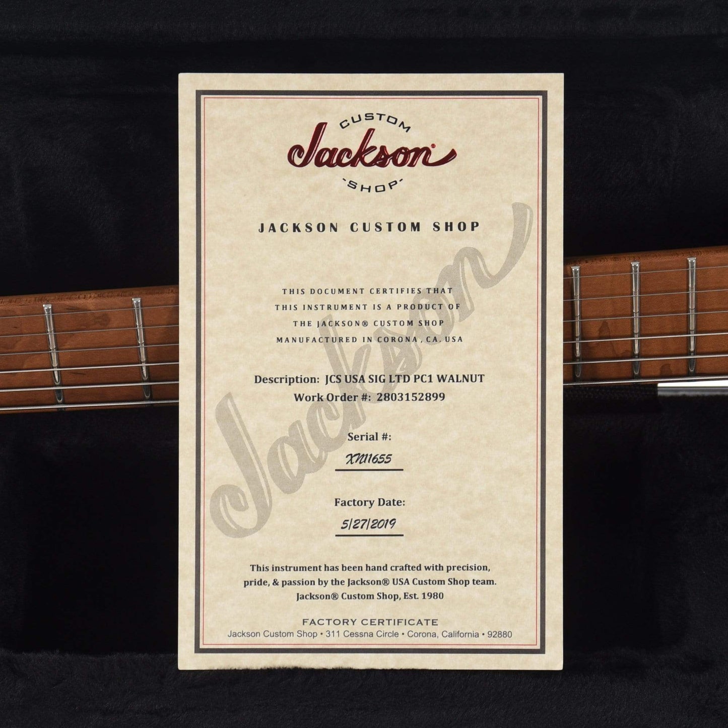 Jackson USA Signature Limited Edition Phil Collin PC1 Claro Walnut Electric Guitars / Solid Body