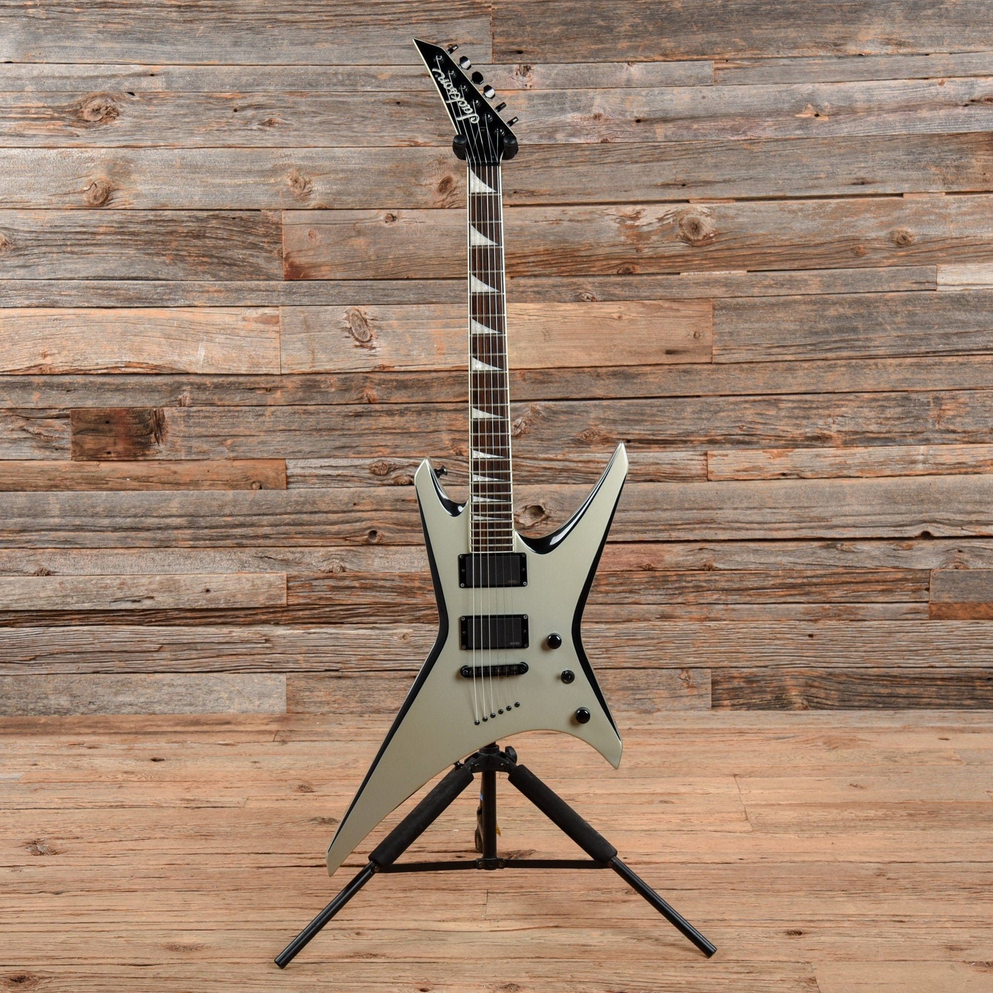 Jackson Warrior WRXTMG Quick Silver with Black Bevels Electric Guitars / Solid Body