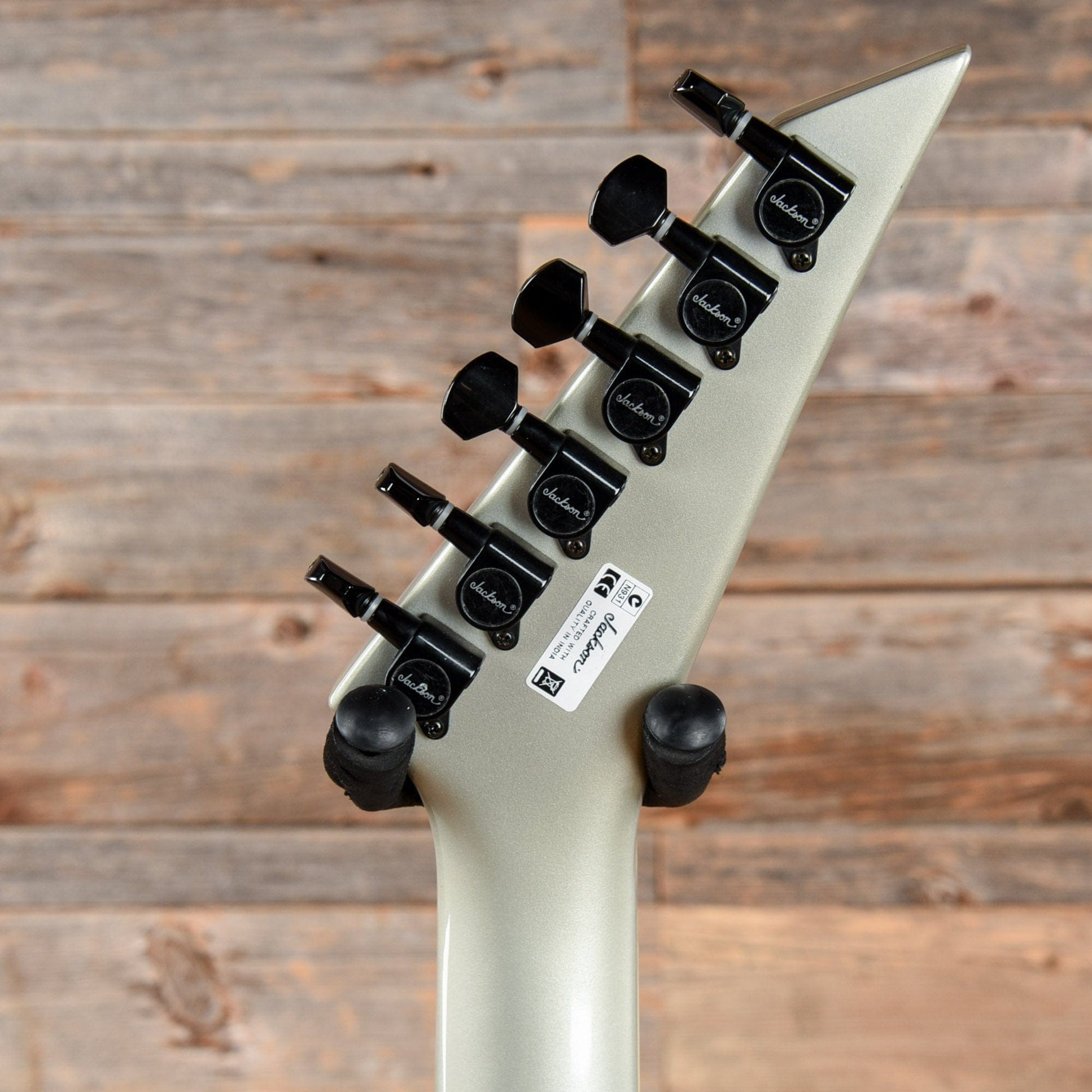 Jackson Warrior WRXTMG Quick Silver with Black Bevels Electric Guitars / Solid Body