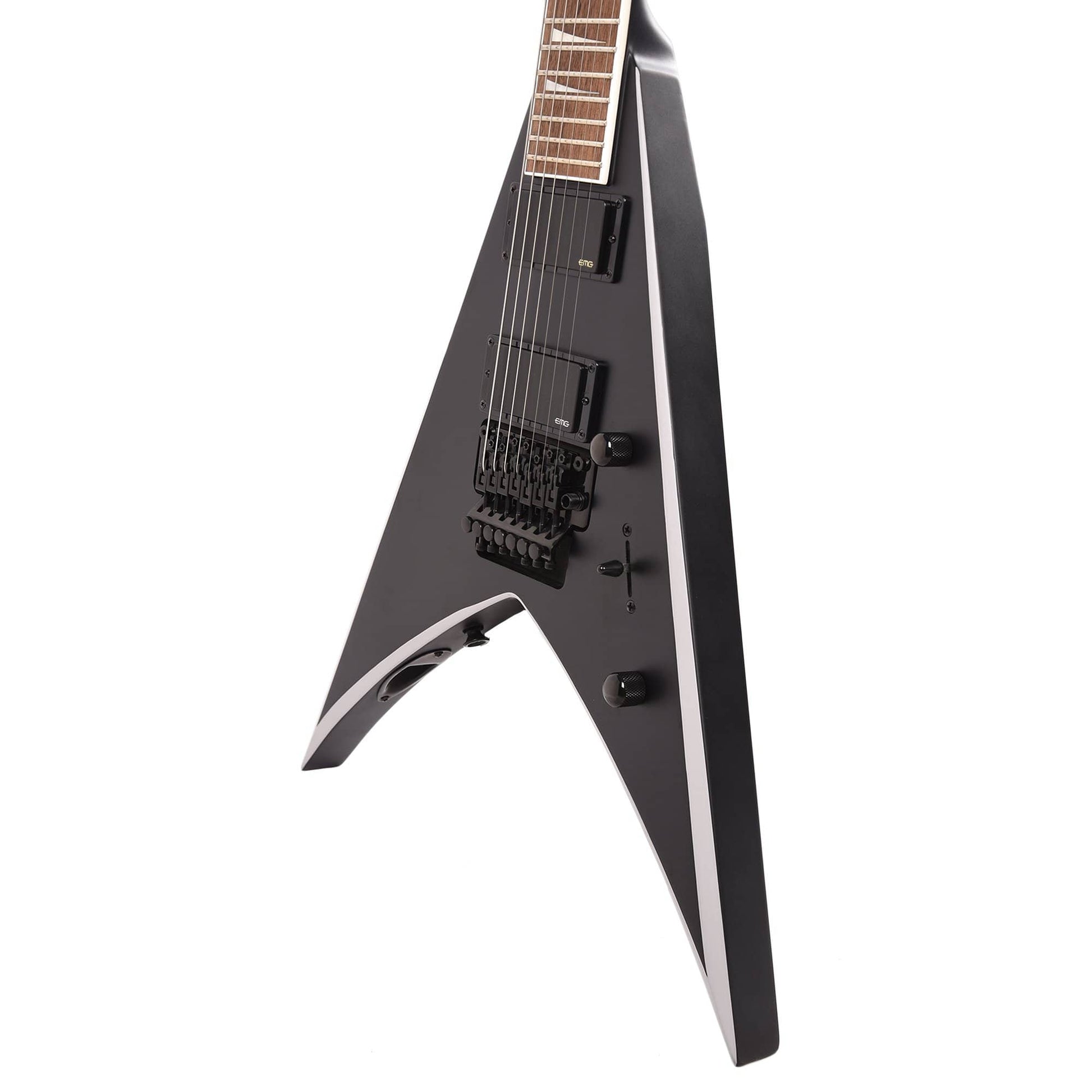 Jackson X Series King V KVX-MG7 Satin Black w/Primer Gray Bevels Electric Guitars / Solid Body