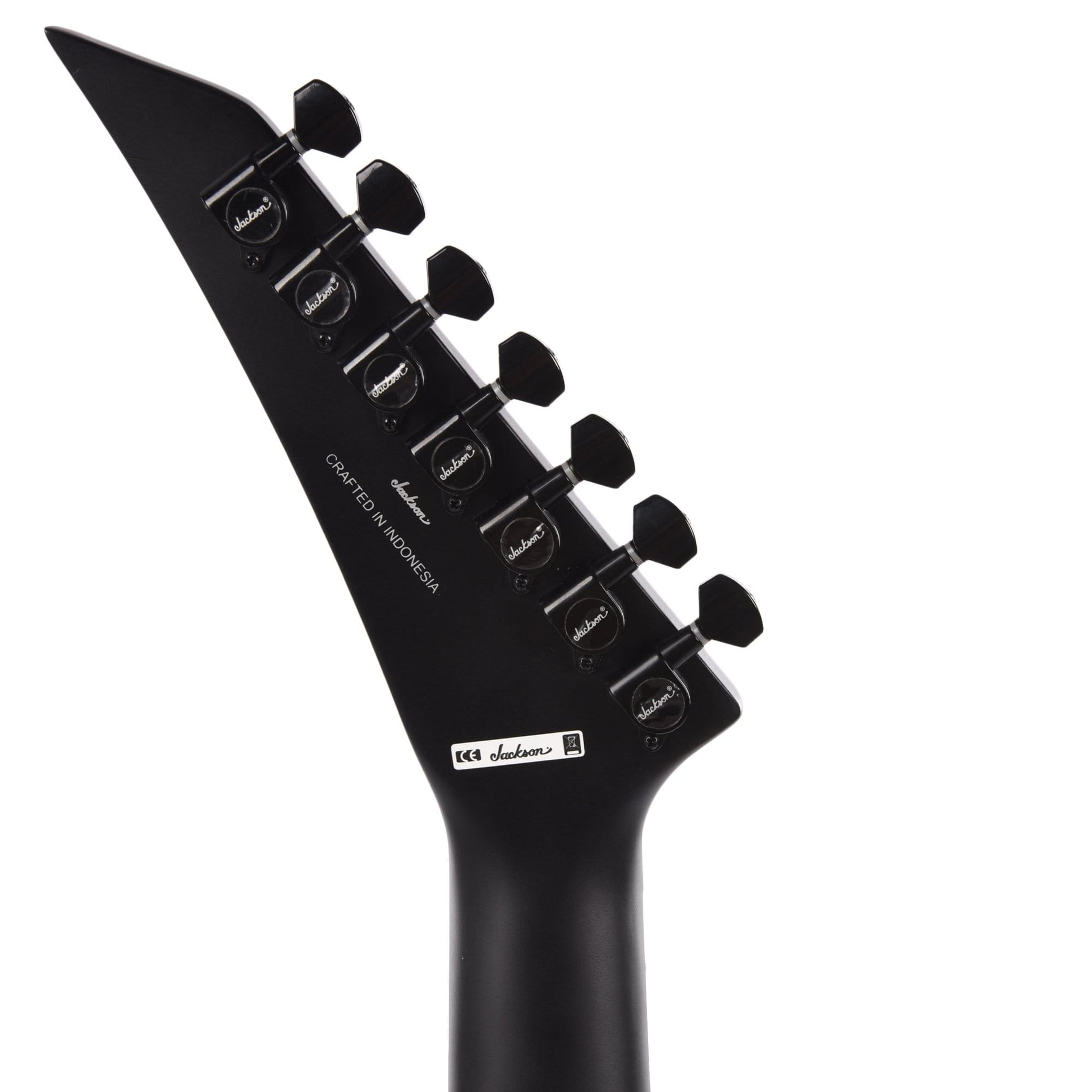 Jackson X Series King V KVX-MG7 Satin Black w/Primer Gray Bevels Electric Guitars / Solid Body