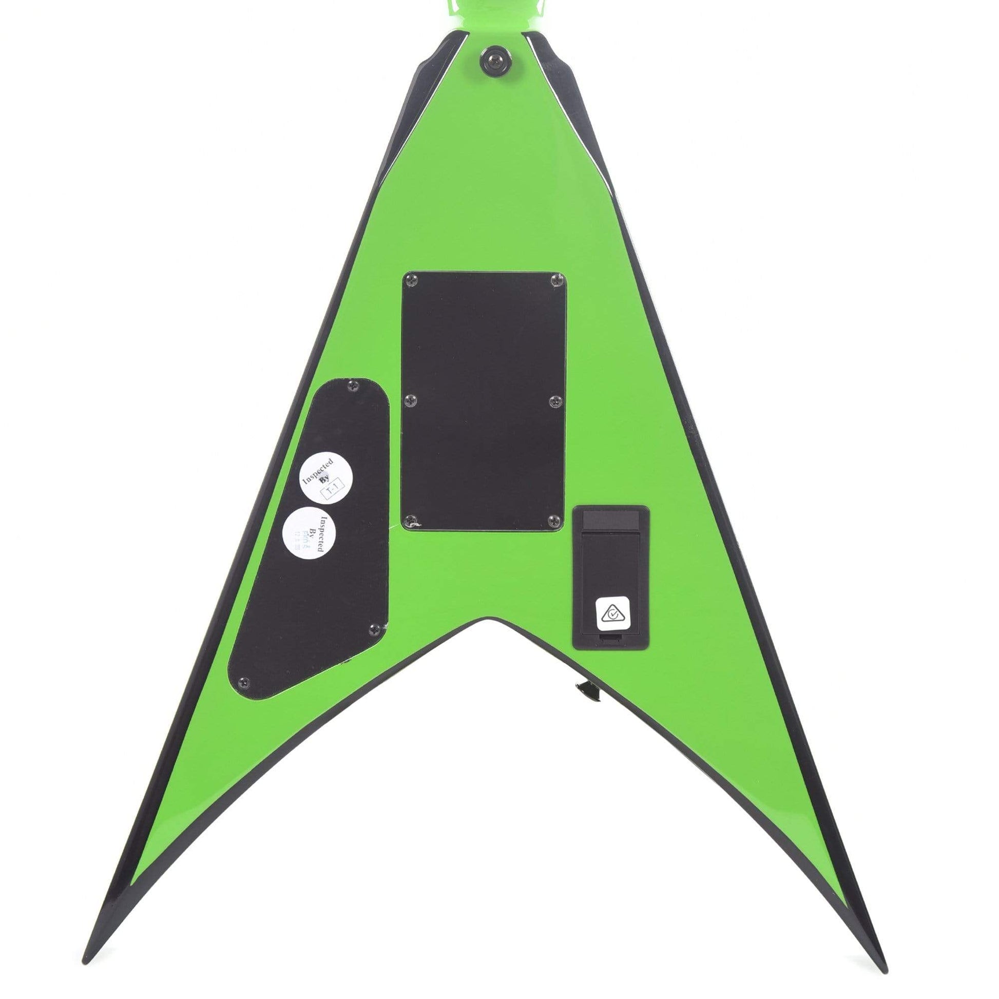 Jackson X Series King V KVXMG Slime Green with Black Bevels Electric Guitars / Solid Body