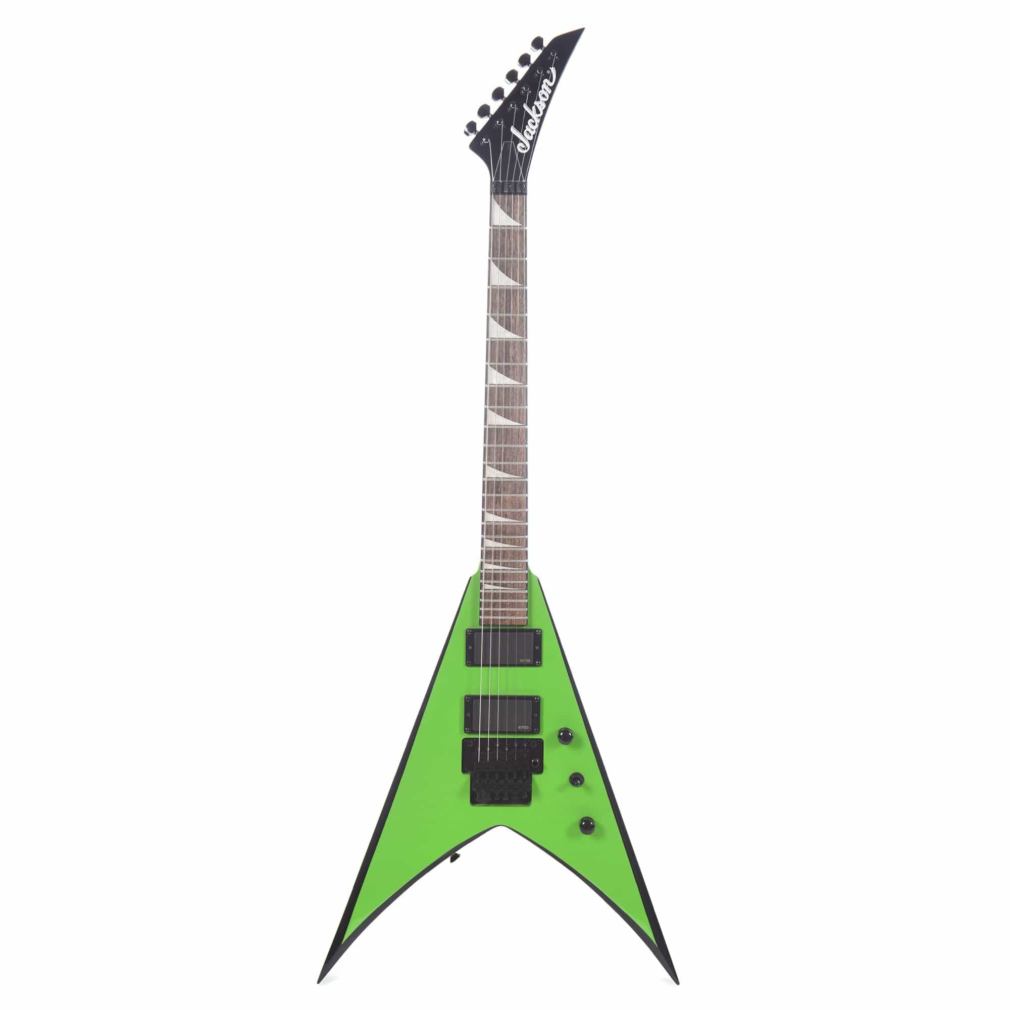 Jackson X Series King V KVXMG Slime Green with Black Bevels Electric Guitars / Solid Body
