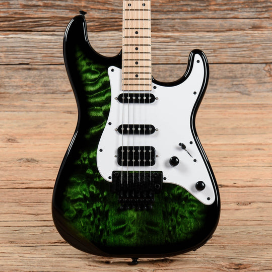 Jackson X Series Signature Adrian Smith SDXQM Transparent Green 2020 Electric Guitars / Solid Body