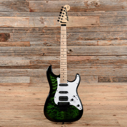 Jackson X Series Signature Adrian Smith SDXQM Transparent Green 2020 Electric Guitars / Solid Body