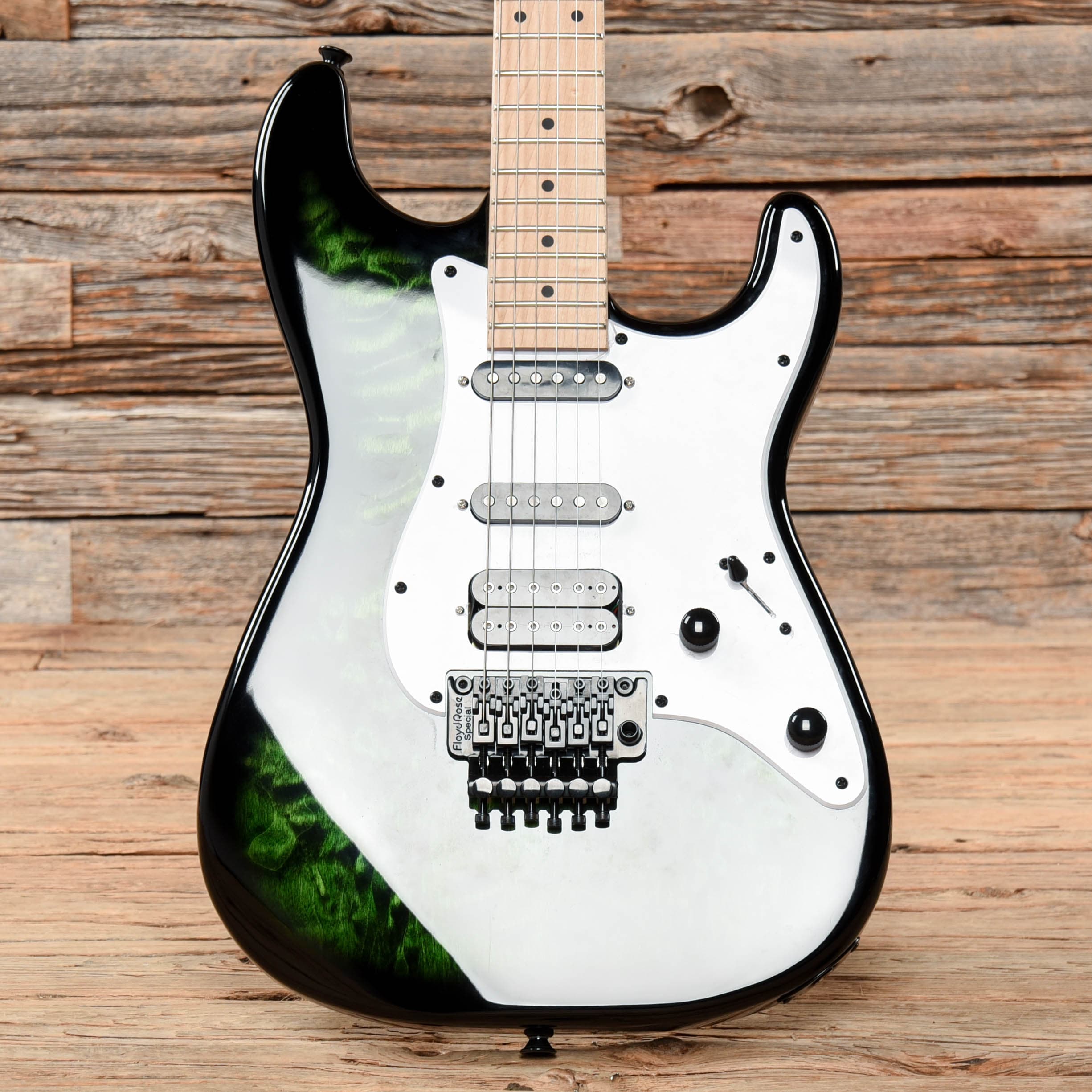 Jackson X Series Signature Adrian Smith SDXQM Transparent Green 2020 Electric Guitars / Solid Body