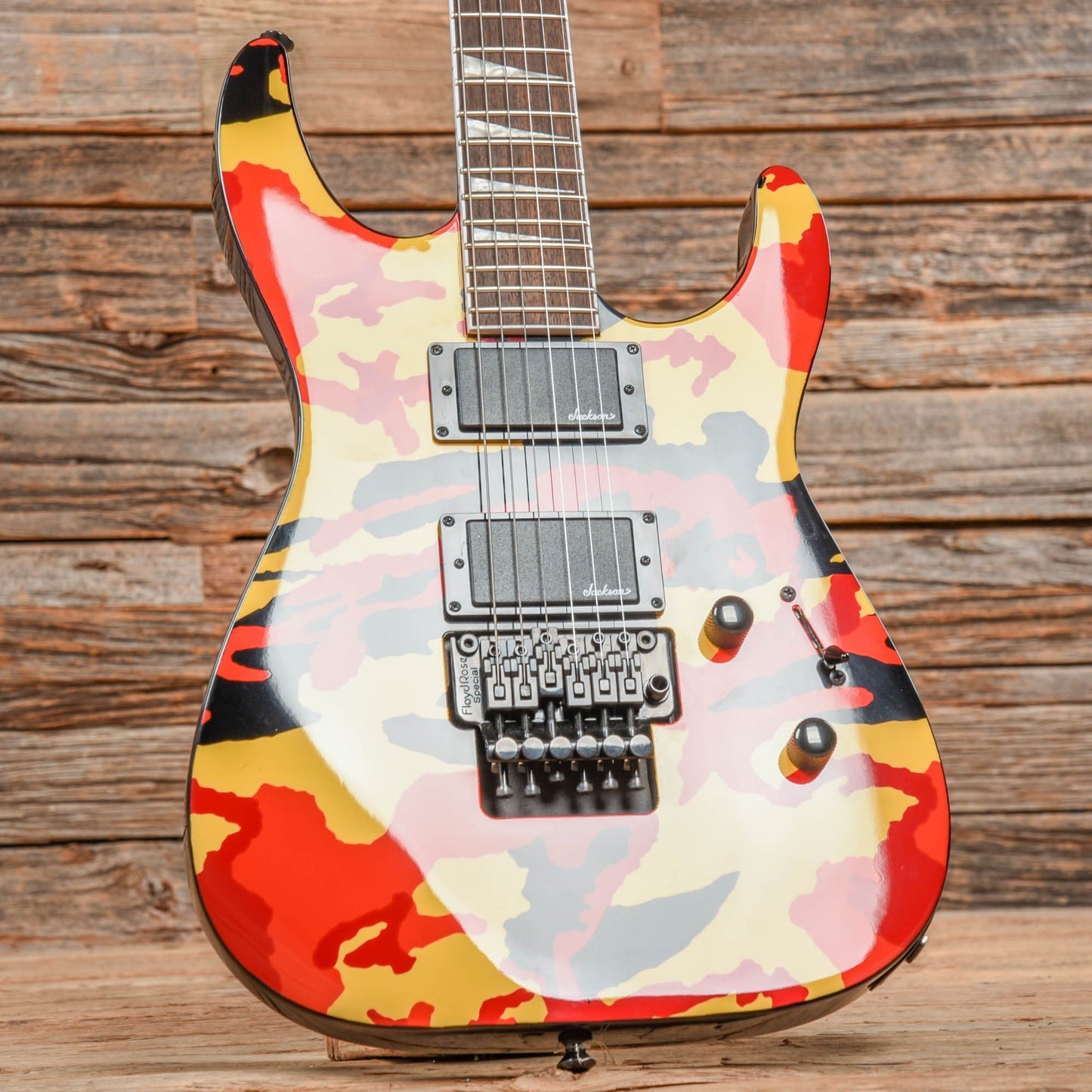 Jackson X Series Soloist SLX DX Camo Multi-Color Camo Electric Guitars / Solid Body