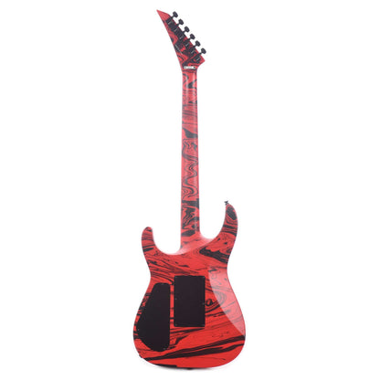 Jackson X Series Soloist SLX DX Swirl Satin Red Swirl Electric Guitars / Solid Body