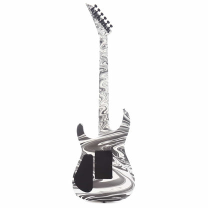 Jackson X Series Soloist SLX DX Swirl Satin White Swirl Electric Guitars / Solid Body
