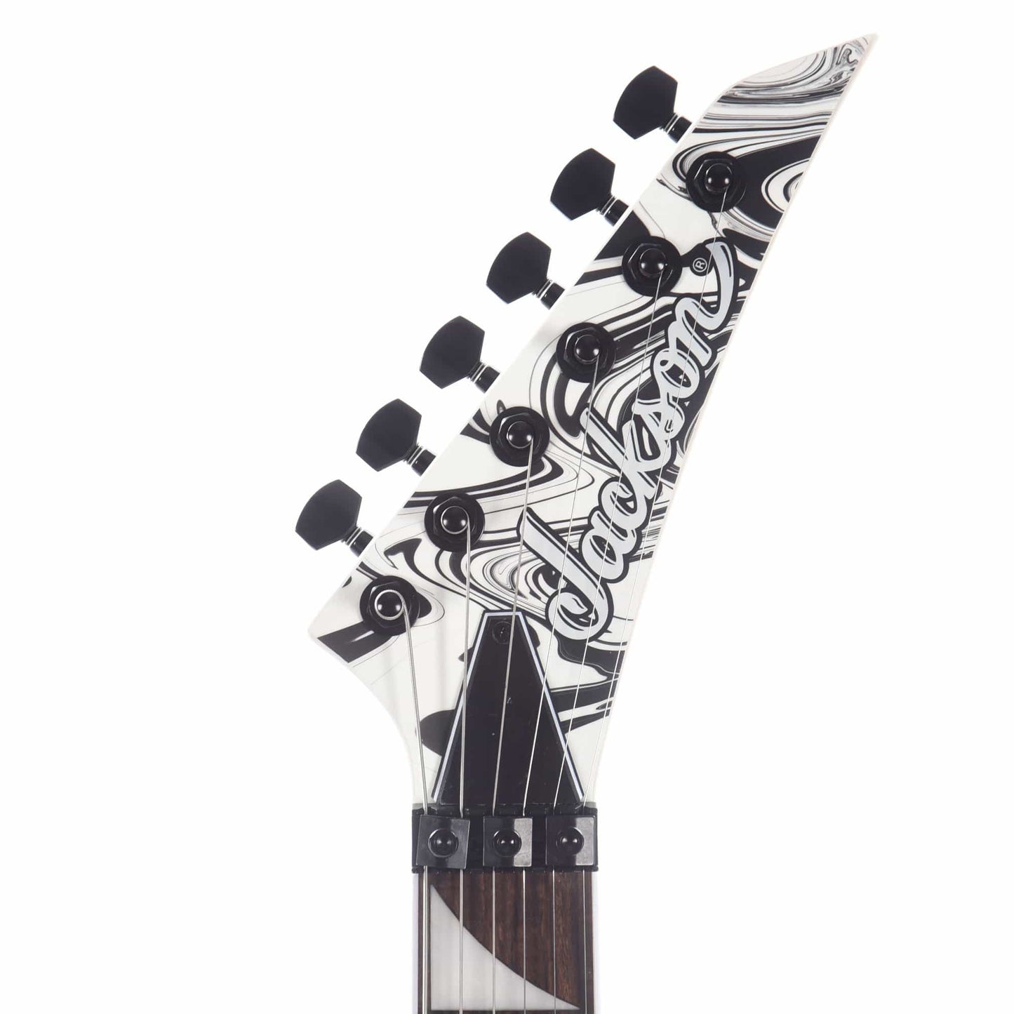 Jackson X Series Soloist SLX DX Swirl Satin White Swirl Electric Guitars / Solid Body