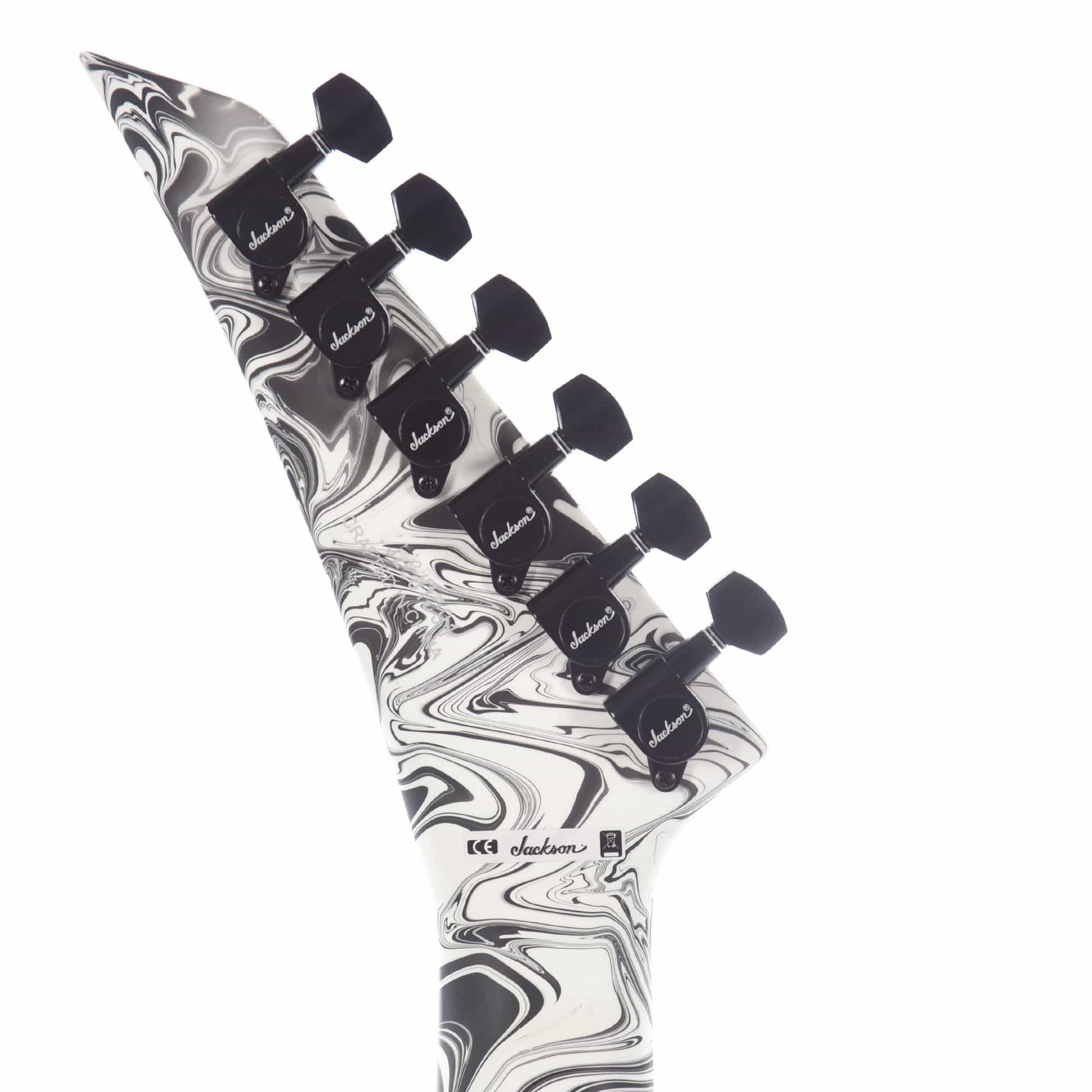 Jackson X Series Soloist SLX DX Swirl Satin White Swirl Electric Guitars / Solid Body