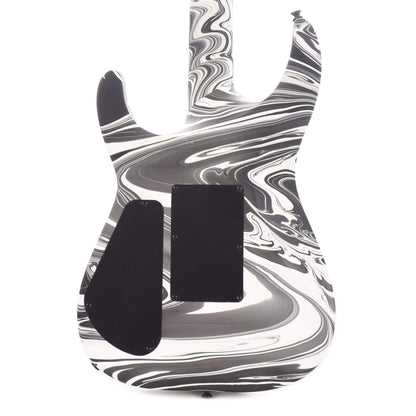 Jackson X Series Soloist SLX DX Swirl Satin White Swirl Electric Guitars / Solid Body