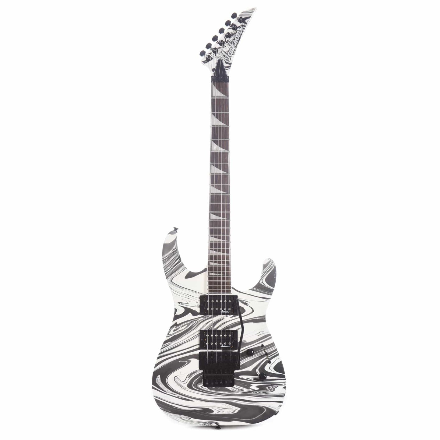Jackson X Series Soloist SLX DX Swirl Satin White Swirl Electric Guitars / Solid Body