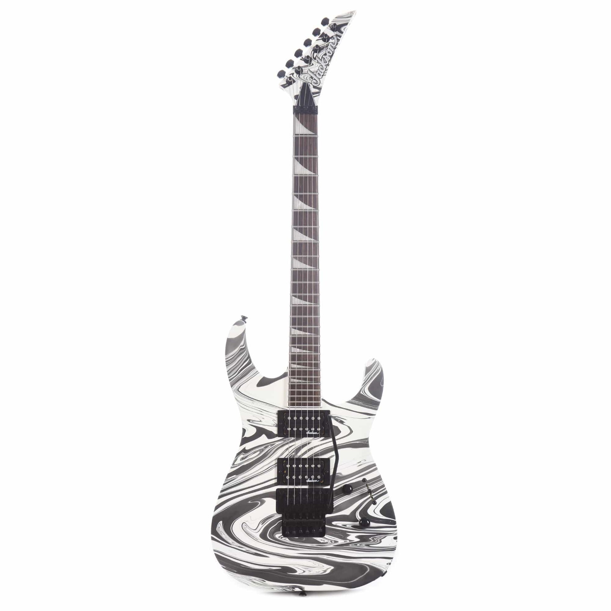 Jackson X Series Soloist SLX DX Swirl Satin White Swirl Electric Guitars / Solid Body