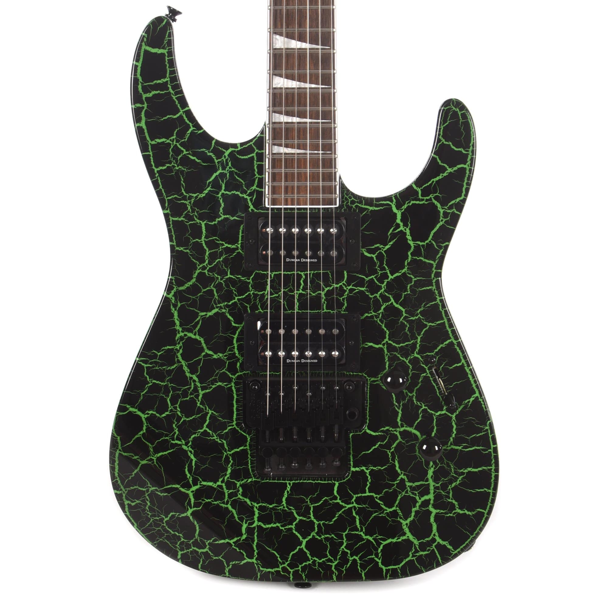 Jackson X Series Soloist SLX Slime Green Crackle Electric Guitars / Solid Body