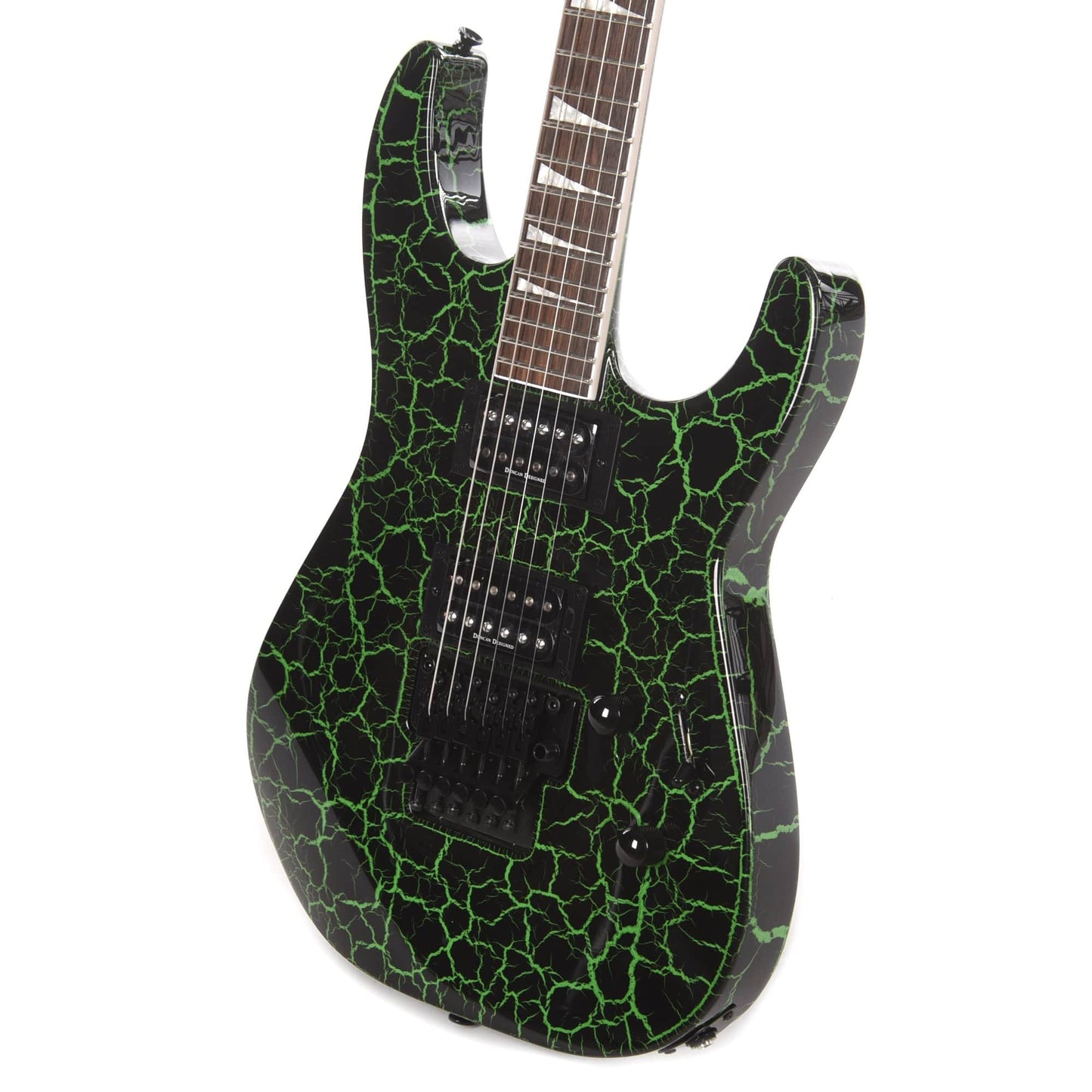 Jackson X Series Soloist SLX Slime Green Crackle Electric Guitars / Solid Body