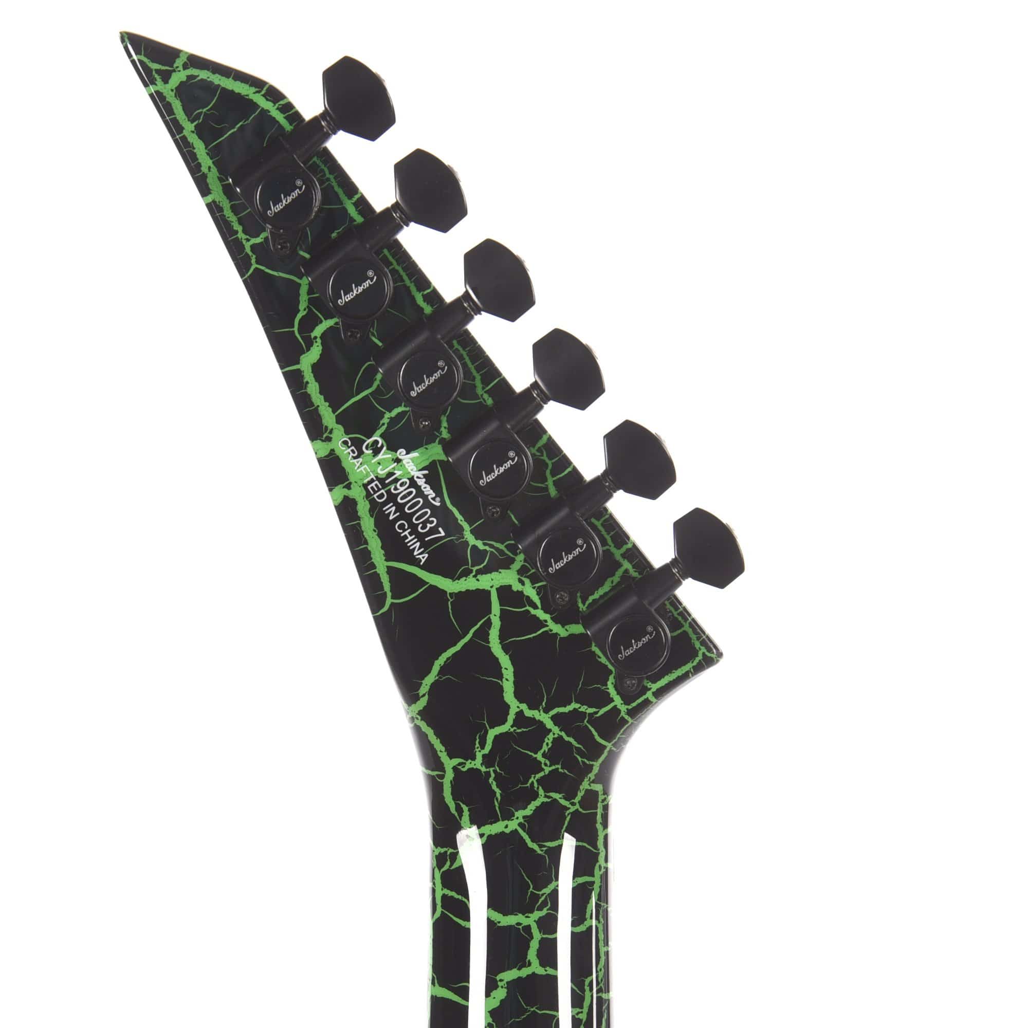 Jackson X Series Soloist SLX Slime Green Crackle Electric Guitars / Solid Body