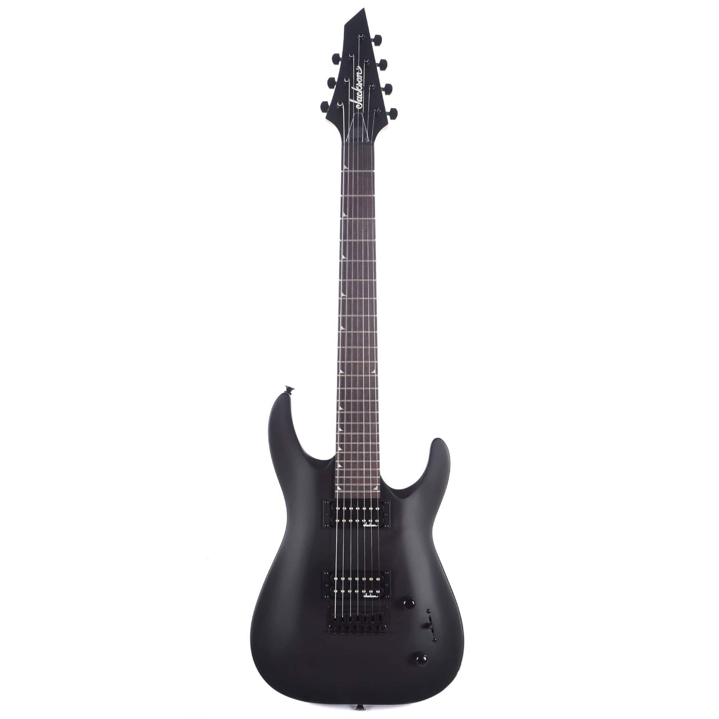 JS Series Dinky Arch Top JS22-7 HT Satin Black Electric Guitars / Solid Body