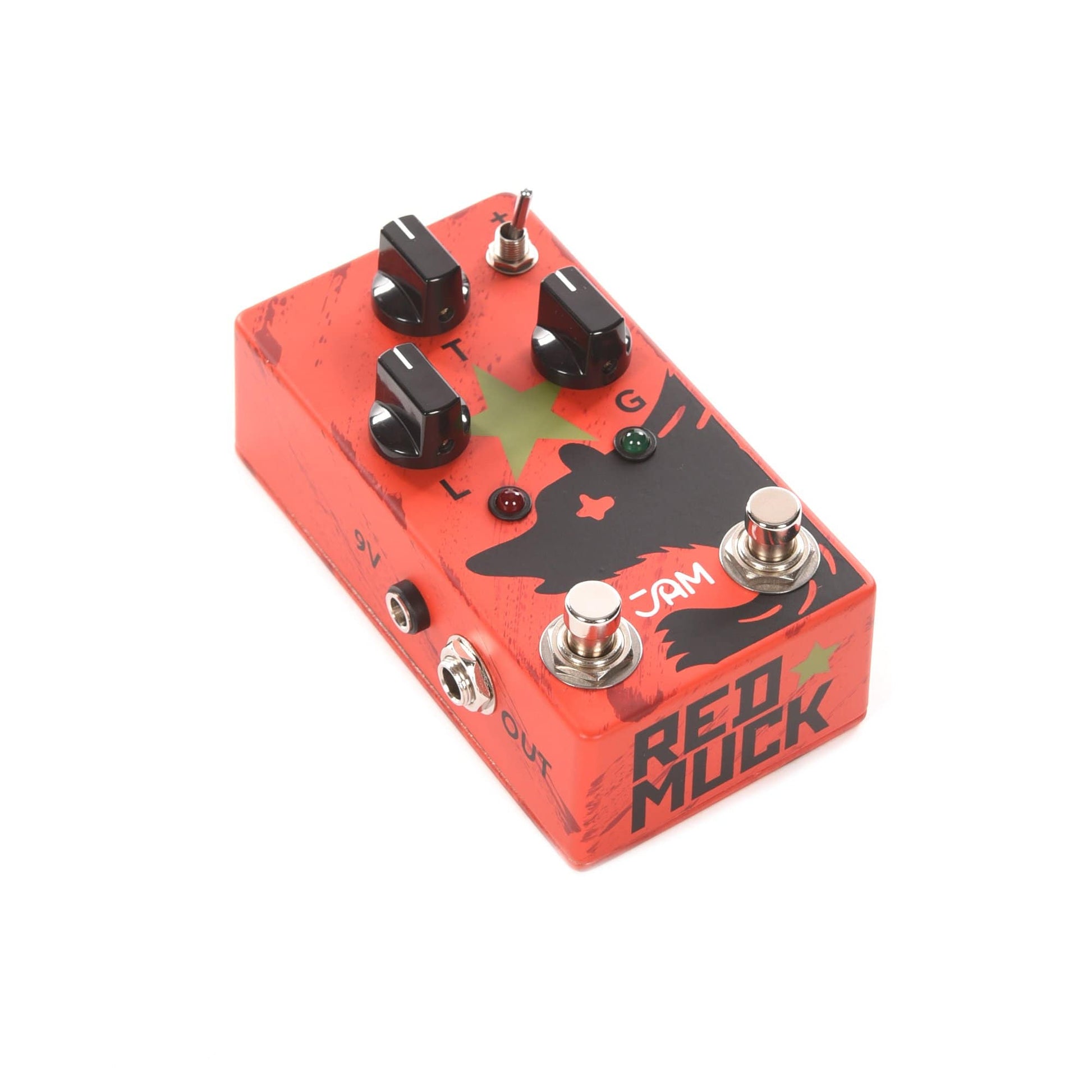 jam pedals fuzz JAM Pedals Red Muck MK.2 Fuzz/Distortion v2 – Chicago Music Exchange