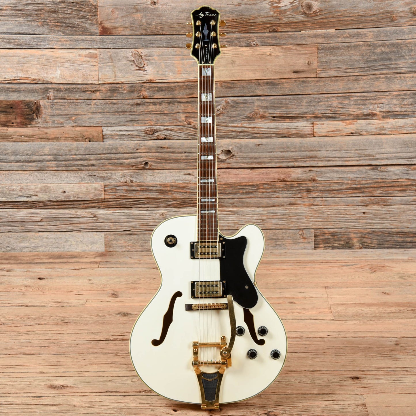 Jay Turser Colonel Hollowbody White Electric Guitars / Hollow Body