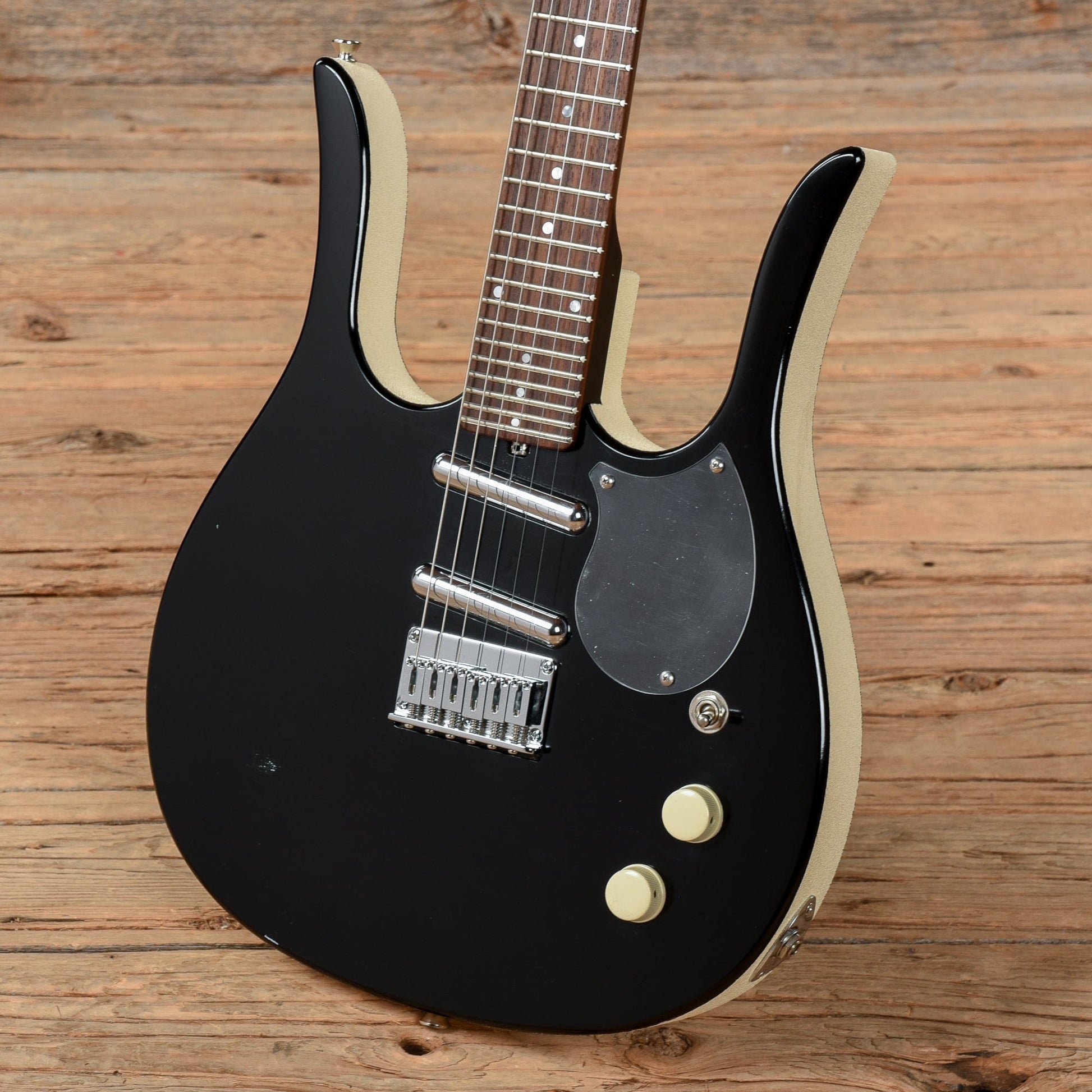 Jerry Jones Guitarlin Black Electric Guitars / Hollow Body