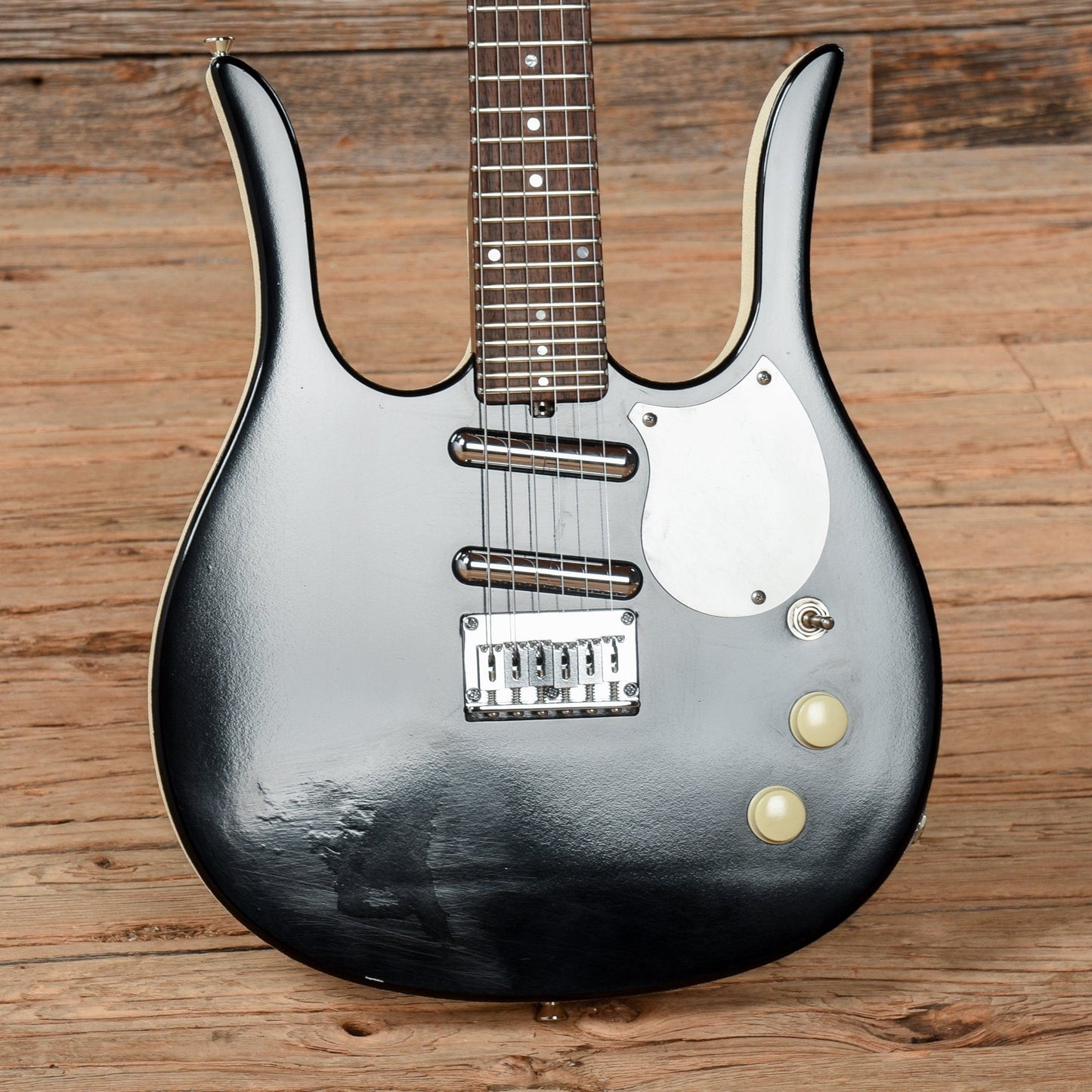 Jerry Jones Guitarlin Black Electric Guitars / Hollow Body