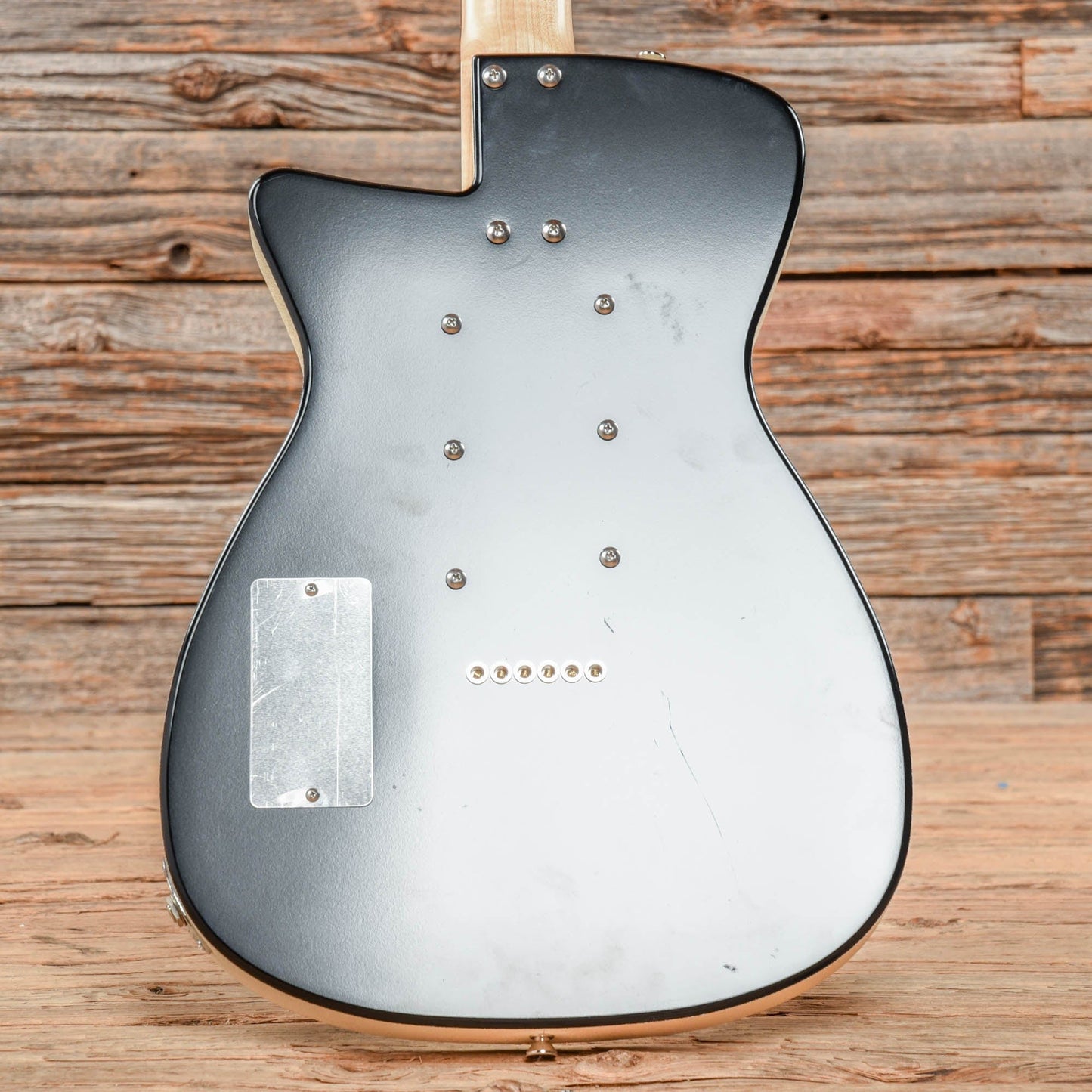 Jerry Jones Neptune Baritone Black Electric Guitars / Hollow Body