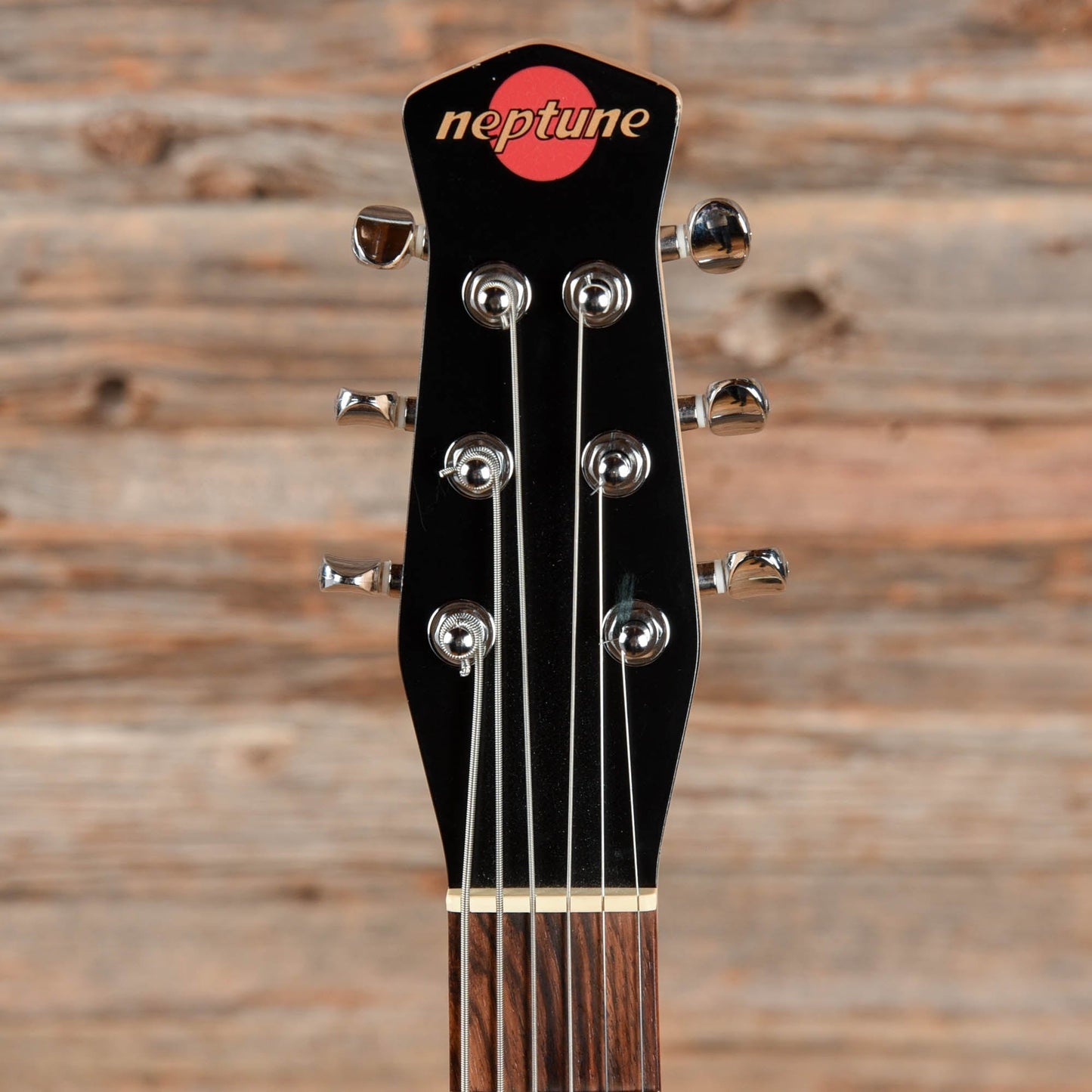 Jerry Jones Neptune Baritone Black Electric Guitars / Hollow Body