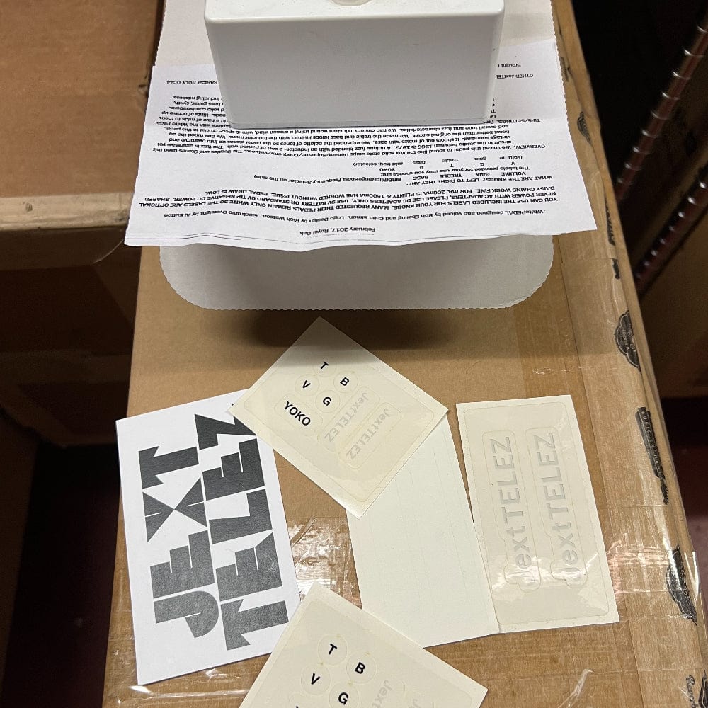 Jext Telez White Pedal V2 Effects and Pedals / Fuzz