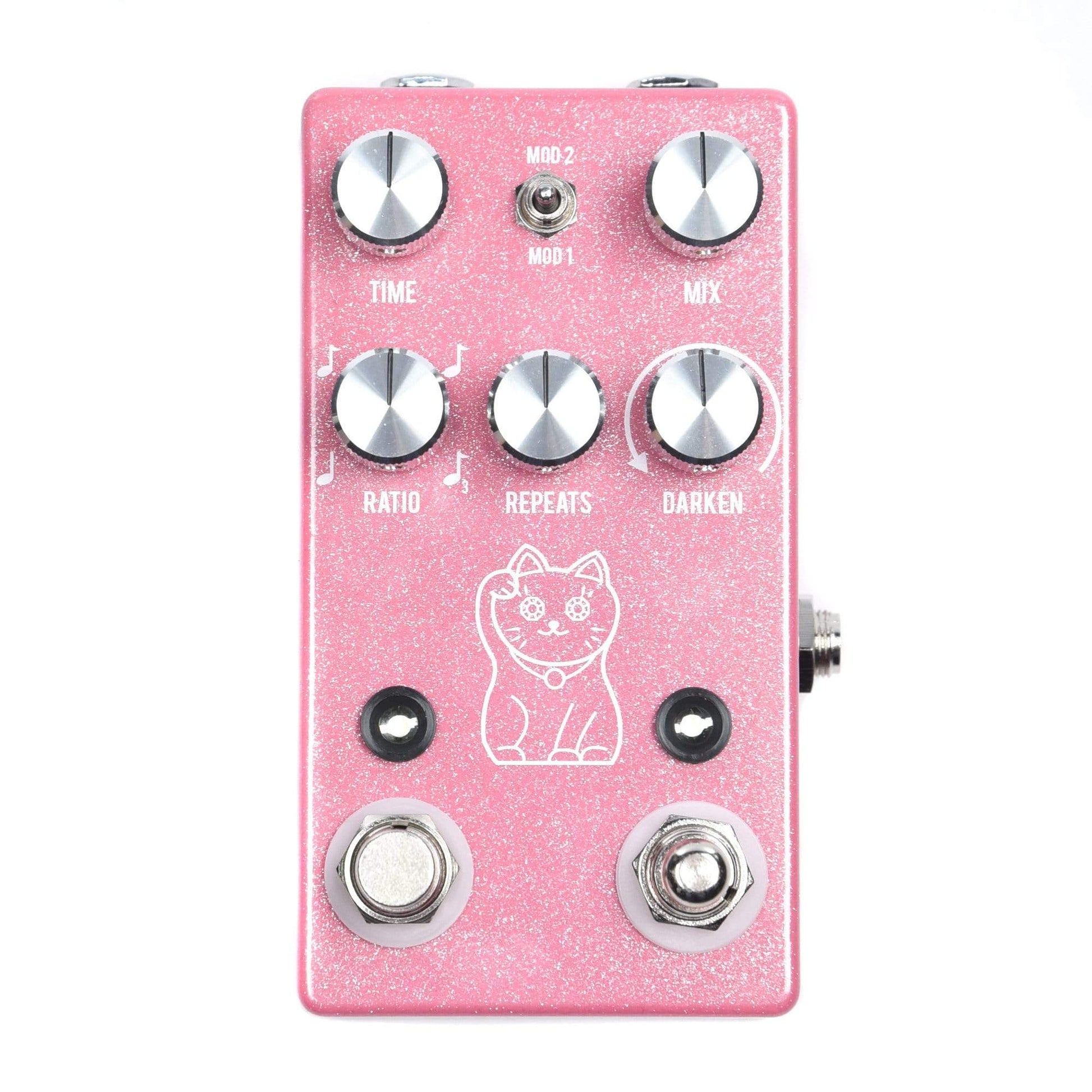 first delay pedal JHS Lucky Cat Delay Pink
