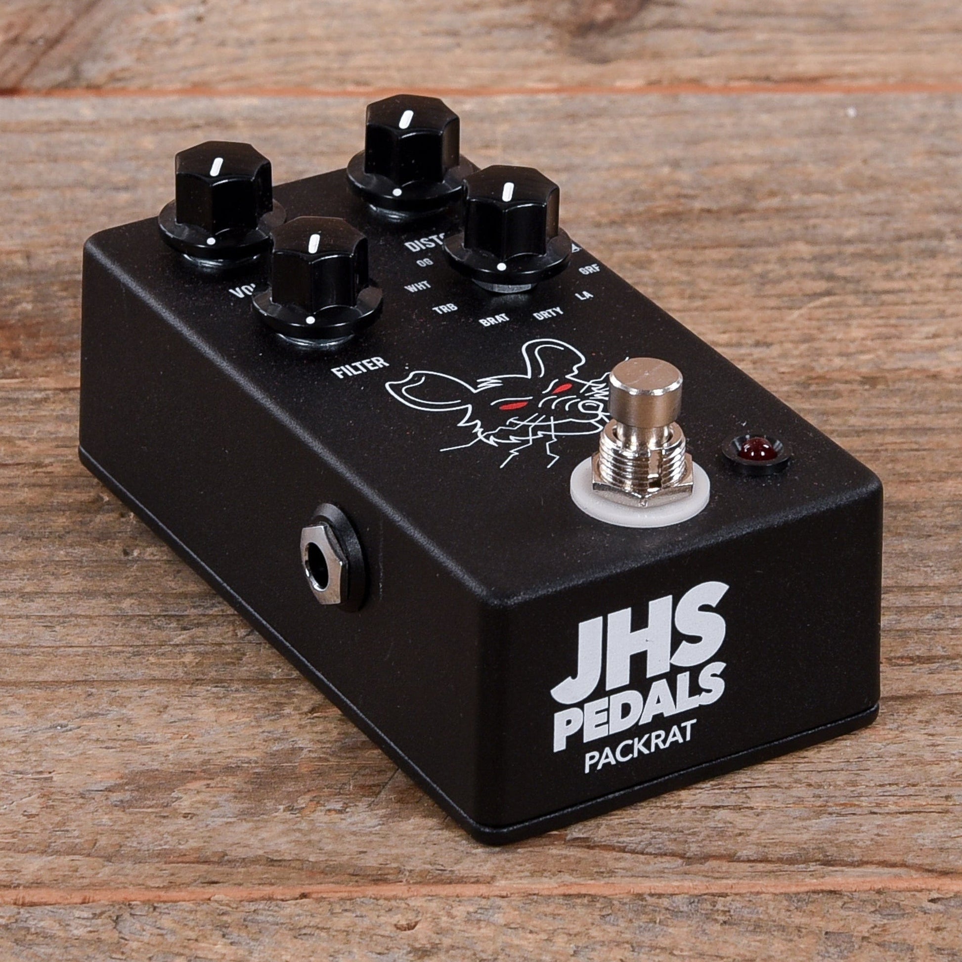 jhs packrat pedal JHS Packrat Distortion Pedal – Chicago Music Exchange