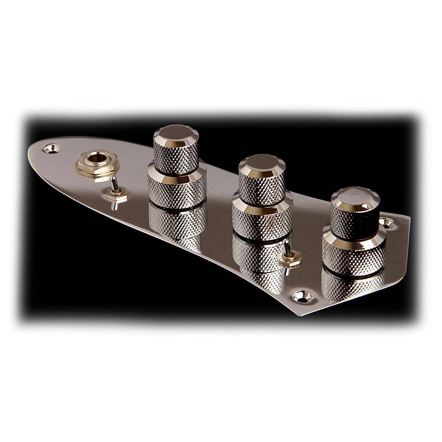 John East Retro Jazz Bass 3-Band Preamp (Chrome) Parts / Bass Guitar Parts