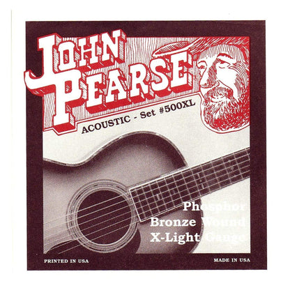 John Pearse Acoustic Strings Phosphor Bronze Extra Light 10-47 (3 Pack Bundle) Accessories / Strings / Guitar Strings
