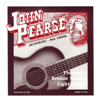John Pearse Acoustic Strings Phosphor Bronze Light 12-53 (12 Pack Bundle) Accessories / Strings / Guitar Strings