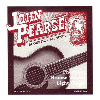 John Pearse Acoustic Strings Phosphor Bronze Light 12-53 (6 Pack Bundle) Accessories / Strings / Guitar Strings