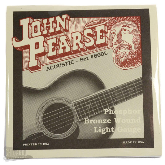 John Pearse Acoustic Strings Phosphor Bronze Light 12-53 Accessories / Strings / Guitar Strings