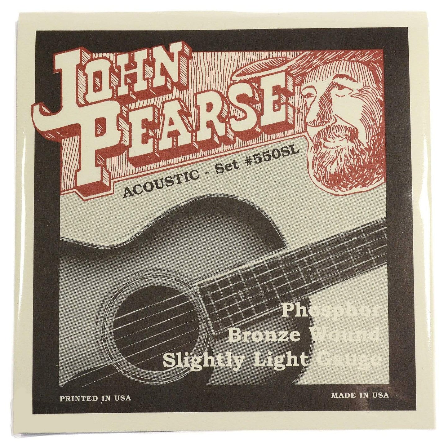 John Pearse Acoustic Strings Phosphor Bronze Slightly Light 11-50 Accessories / Strings / Guitar Strings