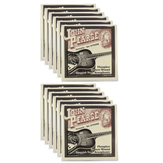 John Pearse Acoustic Strings Phosphor Bronze Spanish Neck Resophonic 13-56 (12 Pack Bundle) Accessories / Strings / Guitar Strings