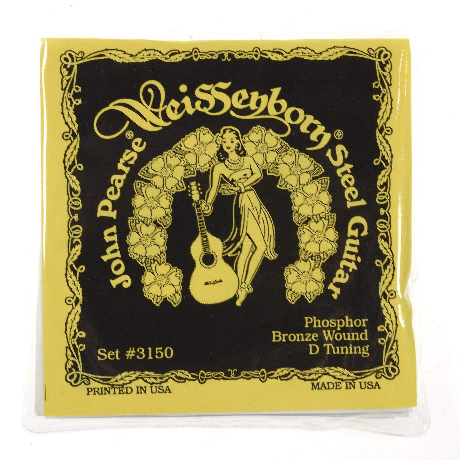 John Pearse Weissenborn Strings Phosphor Bronze D Tuning Heavy 17-68 Accessories / Strings / Guitar Strings
