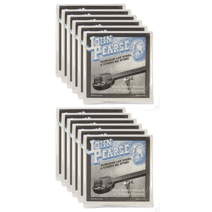 John Pearse Hawaiian Lap Steel Strings Pure Nickel C6 Tuning 15-32 (12 Pack Bundle) Accessories / Strings / Other Strings