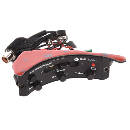 K&K UltraPure Mini Active Bridge Plate Acoustic Steel String Pickup Parts / Acoustic Pickups