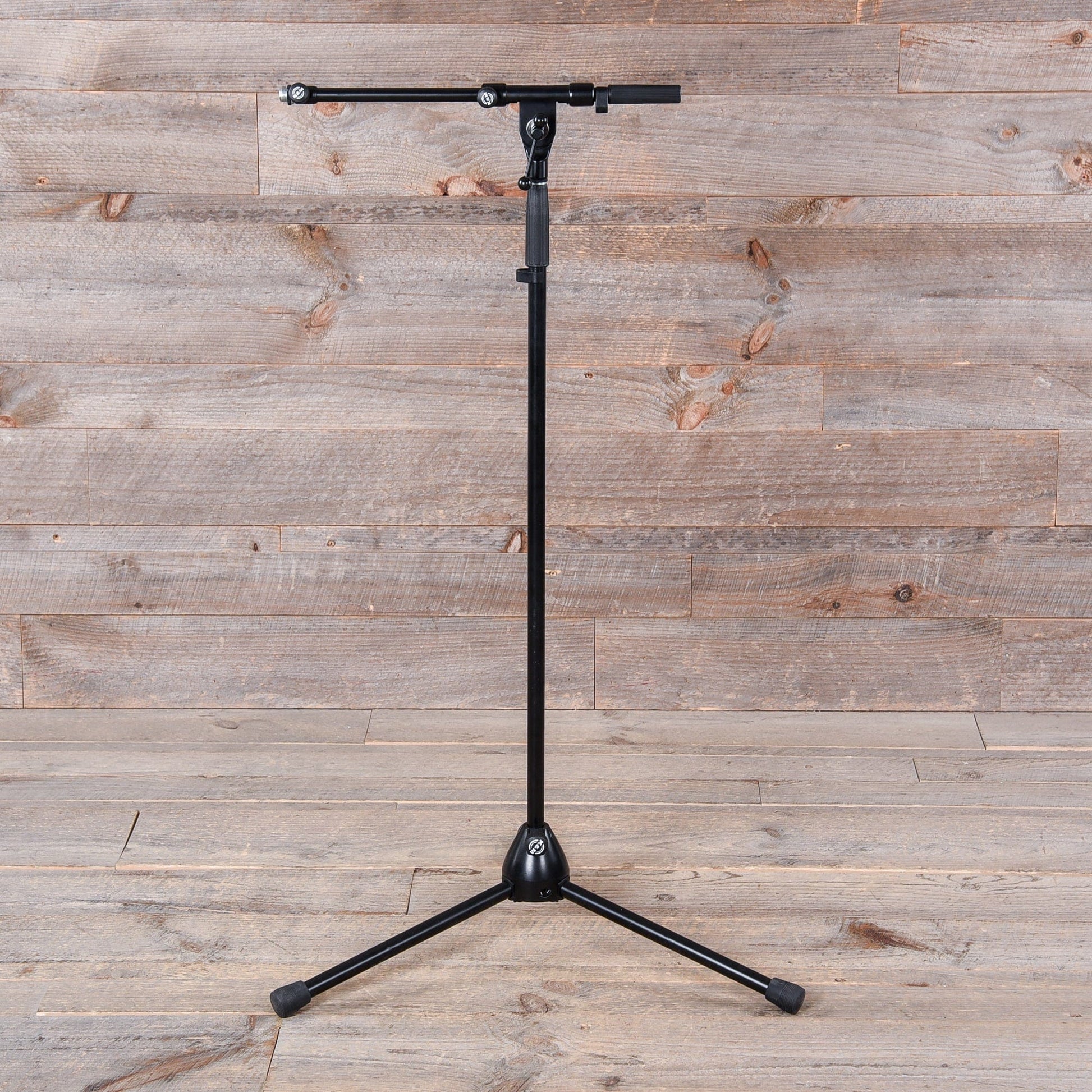 K&M Topline 210/9 Tripod Microphone Stand w/18-30î Telescopic Boom Arm Black Accessories / Stands